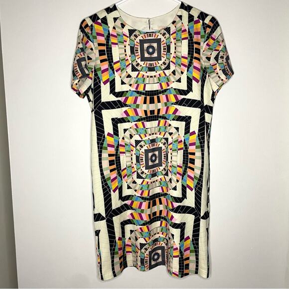 Mara Hoffman Tee Shift Short Sleeve Dress in Kaleidoscope Print Size S - Picture 3 of 7